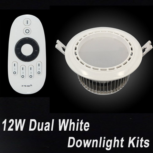 (image for) 12W E27 Dual White LED Downlight Kits